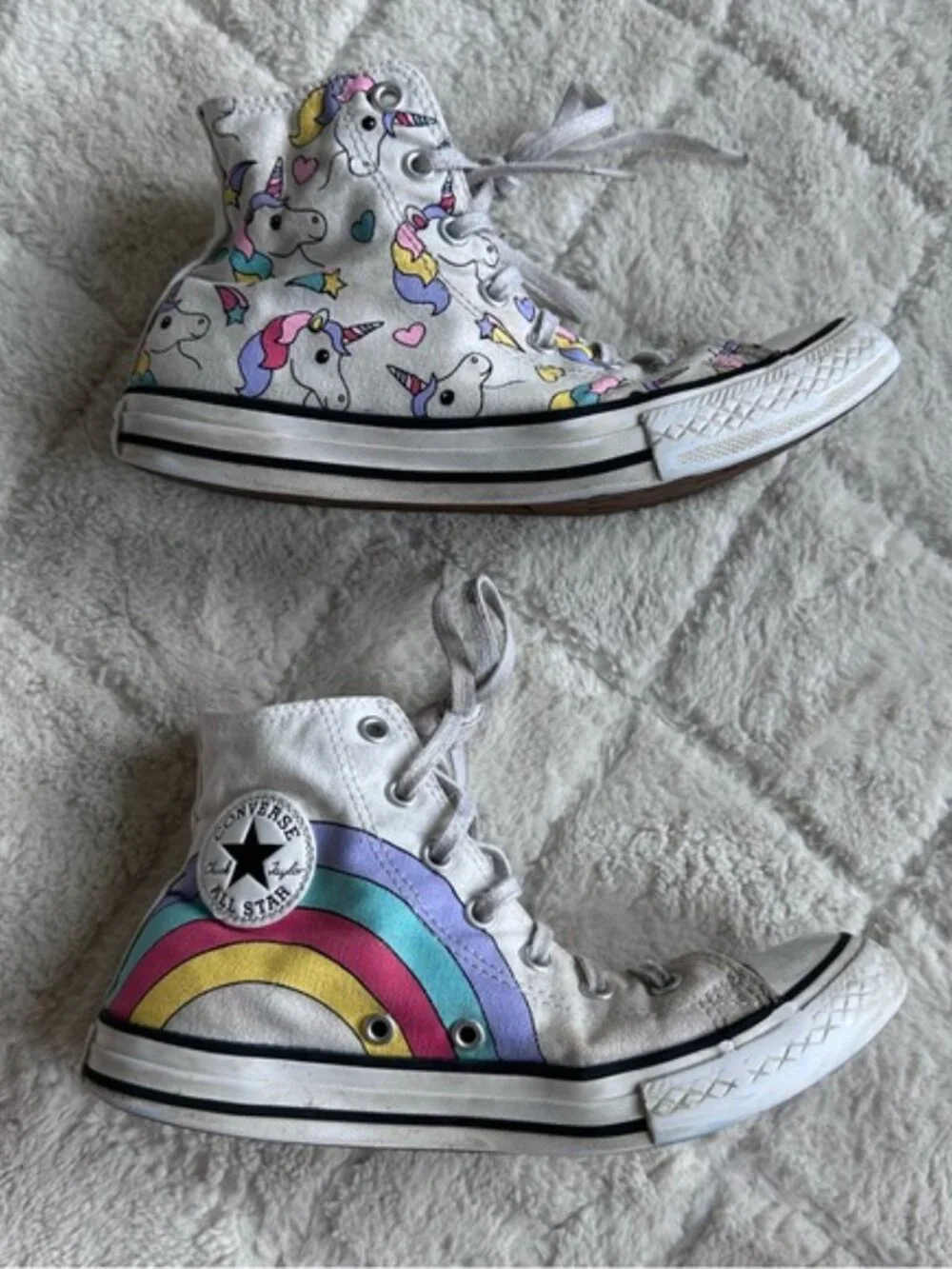 Converse Chuck Taylor All Star | Unicorn Lace Up Hi Top Shoes | Size 4